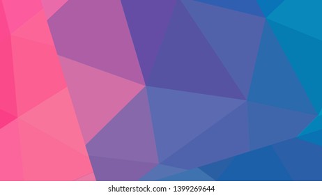 Vector, multicolor geometric background. Triangles, triangulation. Geometric mosaic, colored triangles, application in origami style. Abstract background for web.