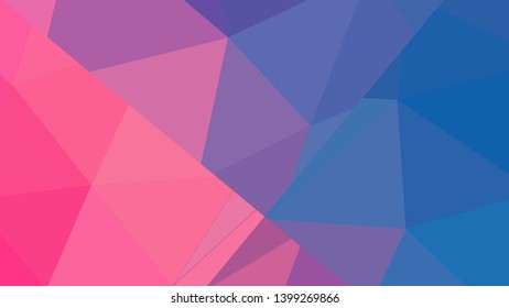 Vector, multicolor geometric background. Triangles, triangulation. Geometric mosaic, colored triangles, application in origami style. Abstract background for web.