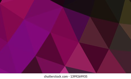 Vector, multicolor geometric background. Triangles, triangulation. Geometric mosaic, colored triangles, application in origami style. Abstract background for web.
