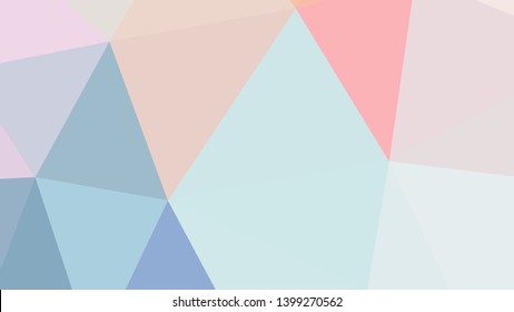 Vector, multicolor geometric background. Triangles, triangulation. Geometric mosaic, colored triangles, application in origami style. Abstract background for web.