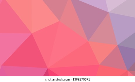 Vector, multicolor geometric background. Triangles, triangulation. Geometric mosaic, colored triangles, application in origami style. Abstract background for web.