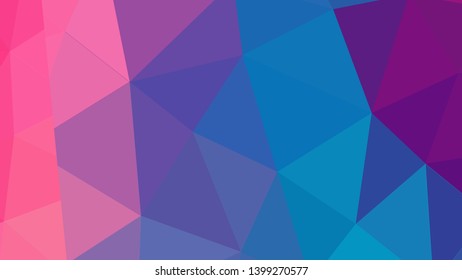 Vector, multicolor geometric background. Triangles, triangulation. Geometric mosaic, colored triangles, application in origami style. Abstract background for web.