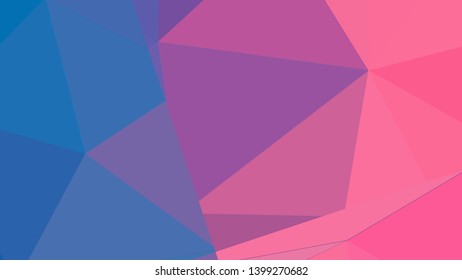 Vector, multicolor geometric background. Triangles, triangulation. Geometric mosaic, colored triangles, application in origami style. Abstract background for web.
