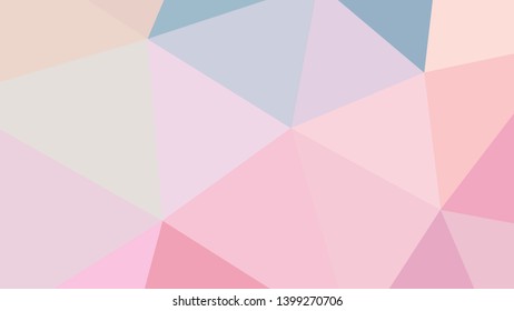 Vector, multicolor geometric background. Triangles, triangulation. Geometric mosaic, colored triangles, application in origami style. Abstract background for web.