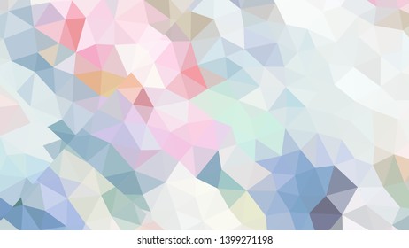 Vector, multicolor geometric background. Triangles, triangulation. Geometric mosaic, colored triangles, application in origami style. Abstract background for web.
