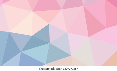 Vector, multicolor geometric background. Triangles, triangulation. Geometric mosaic, colored triangles, application in origami style. Abstract background for web.