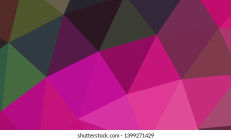 Vector, multicolor geometric background. Triangles, triangulation. Geometric mosaic, colored triangles, application in origami style. Abstract background for web.