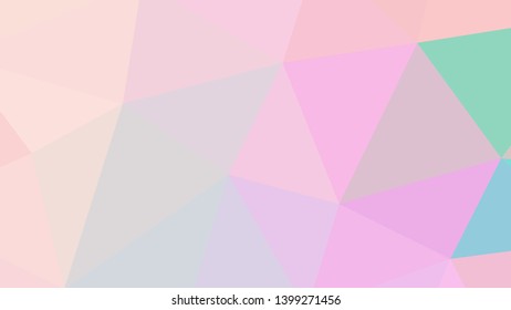 Vector, multicolor geometric background. Triangles, triangulation. Geometric mosaic, colored triangles, application in origami style. Abstract background for web.