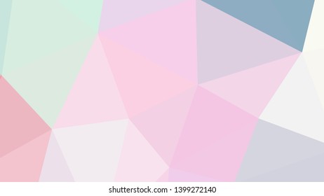 Vector, multicolor geometric background. Triangles, triangulation. Geometric mosaic, colored triangles, application in origami style. Abstract background for web.