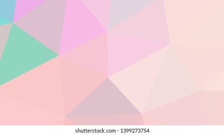 Vector, multicolor geometric background. Triangles, triangulation. Geometric mosaic, colored triangles, application in origami style. Abstract background for web.
