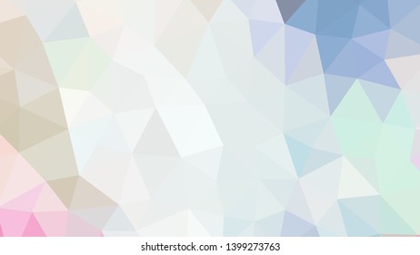 Vector, multicolor geometric background. Triangles, triangulation. Geometric mosaic, colored triangles, application in origami style. Abstract background for web.