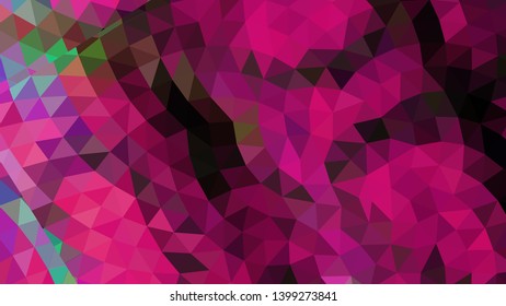 Vector, multicolor geometric background. Triangles, triangulation. Geometric mosaic, colored triangles, application in origami style. Abstract background for web.