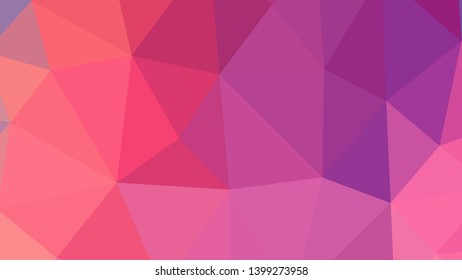 Vector, multicolor geometric background. Triangles, triangulation. Geometric mosaic, colored triangles, application in origami style. Abstract background for web.