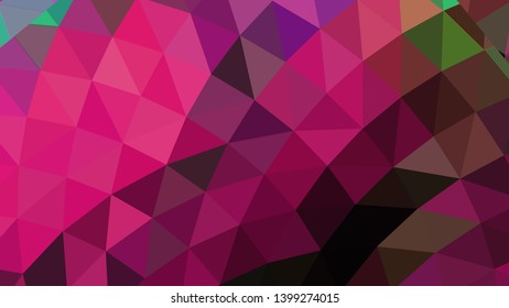 Vector, multicolor geometric background. Triangles, triangulation. Geometric mosaic, colored triangles, application in origami style. Abstract background for web.