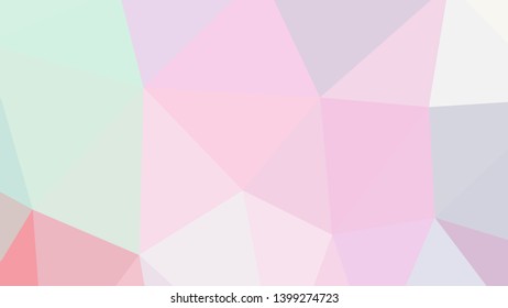 Vector, multicolor geometric background. Triangles, triangulation. Geometric mosaic, colored triangles, application in origami style. Abstract background for web.