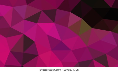 Vector, multicolor geometric background. Triangles, triangulation. Geometric mosaic, colored triangles, application in origami style. Abstract background for web.