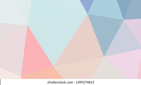 Vector, multicolor geometric background. Triangles, triangulation. Geometric mosaic, colored triangles, application in origami style. Abstract background for web.