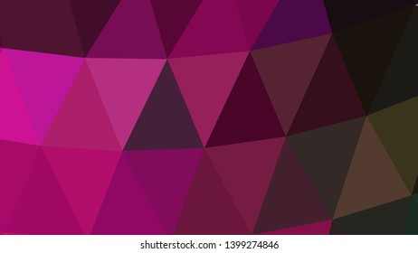 Vector, multicolor geometric background. Triangles, triangulation. Geometric mosaic, colored triangles, application in origami style. Abstract background for web.