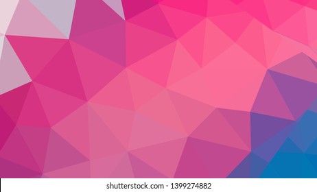 Vector, multicolor geometric background. Triangles, triangulation. Geometric mosaic, colored triangles, application in origami style. Abstract background for web.