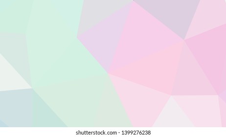 Vector, multicolor geometric background. Triangles, triangulation. Geometric mosaic, colored triangles, application in origami style. Abstract background for web.