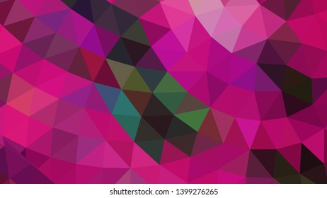 Vector, multicolor geometric background. Triangles, triangulation. Geometric mosaic, colored triangles, application in origami style. Abstract background for web.