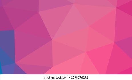 Vector, multicolor geometric background. Triangles, triangulation. Geometric mosaic, colored triangles, application in origami style. Abstract background for web.