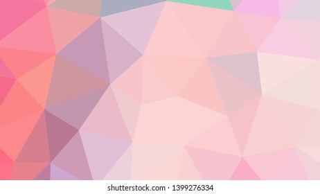 Vector, multicolor geometric background. Triangles, triangulation. Geometric mosaic, colored triangles, application in origami style. Abstract background for web.