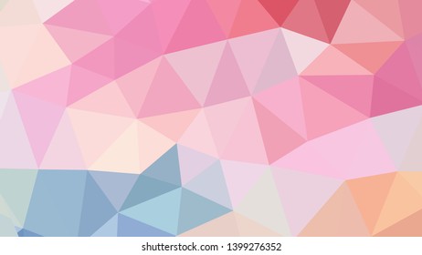 Vector, multicolor geometric background. Triangles, triangulation. Geometric mosaic, colored triangles, application in origami style. Abstract background for web.