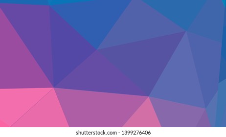 Vector, multicolor geometric background. Triangles, triangulation. Geometric mosaic, colored triangles, application in origami style. Abstract background for web.