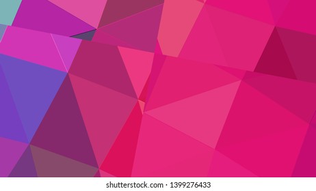 Vector, multicolor geometric background. Triangles, triangulation. Geometric mosaic, colored triangles, application in origami style. Abstract background for web.