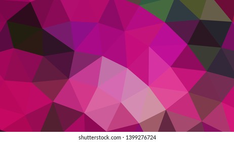 Vector, multicolor geometric background. Triangles, triangulation. Geometric mosaic, colored triangles, application in origami style. Abstract background for web.