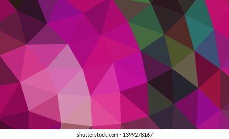 Vector, multicolor geometric background. Triangles, triangulation. Geometric mosaic, colored triangles, application in origami style. Abstract background for web.