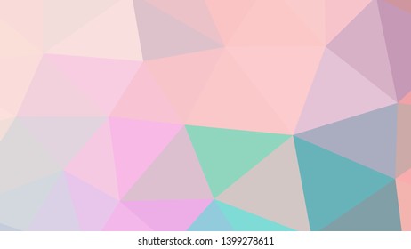 Vector, multicolor geometric background. Triangles, triangulation. Geometric mosaic, colored triangles, application in origami style. Abstract background for web.