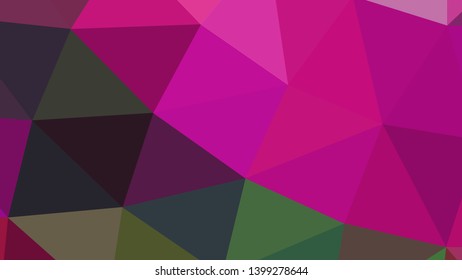 Vector, multicolor geometric background. Triangles, triangulation. Geometric mosaic, colored triangles, application in origami style. Abstract background for web.