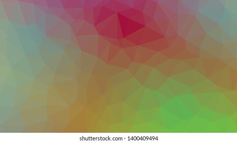 Vector, multicolor geometric background. Triangles, triangulation. Geometric mosaic, colored triangles, application in origami style. Abstract background for web.