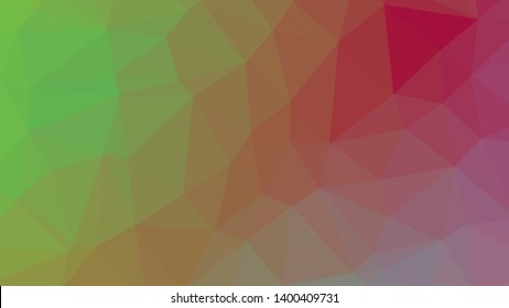 Vector, multicolor geometric background. Triangles, triangulation. Geometric mosaic, colored triangles, application in origami style. Abstract background for web.