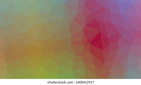 Vector, multicolor geometric background. Triangles, triangulation. Geometric mosaic, colored triangles, application in origami style. Abstract background for web.
