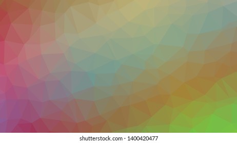 Vector, multicolor geometric background. Triangles, triangulation. Geometric mosaic, colored triangles, application in origami style. Abstract background for web.
