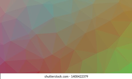 Vector, multicolor geometric background. Triangles, triangulation. Geometric mosaic, colored triangles, application in origami style. Abstract background for web.