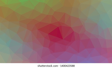 Vector, multicolor geometric background. Triangles, triangulation. Geometric mosaic, colored triangles, application in origami style. Abstract background for web.