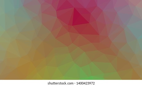 Vector, multicolor geometric background. Triangles, triangulation. Geometric mosaic, colored triangles, application in origami style. Abstract background for web.