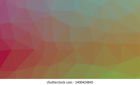 Vector, multicolor geometric background. Triangles, triangulation. Geometric mosaic, colored triangles, application in origami style. Abstract background for web.