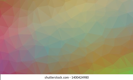 Vector, multicolor geometric background. Triangles, triangulation. Geometric mosaic, colored triangles, application in origami style. Abstract background for web.