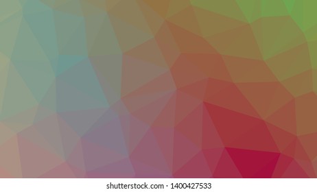 Vector, multicolor geometric background. Triangles, triangulation. Geometric mosaic, colored triangles, application. Abstract background for web.