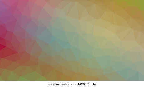 Vector, multicolor geometric background. Triangles, triangulation. Geometric mosaic, colored triangles, application in origami style. Abstract background for web.