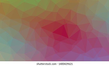 Vector, multicolor geometric background. Triangles, triangulation. Geometric mosaic, colored triangles, application in origami style. Abstract background for web.