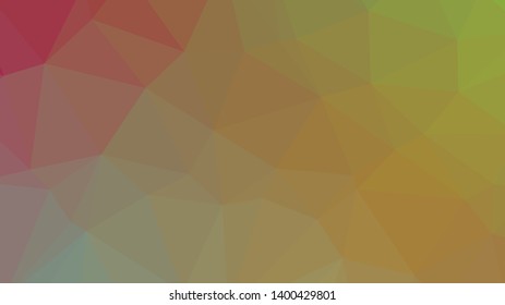 Vector, multicolor geometric background. Triangles, triangulation. Geometric mosaic, colored triangles, application in origami style. Abstract background for web.