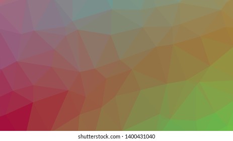 Vector, multicolor geometric background. Triangles, triangulation. Geometric mosaic, colored triangles, application in origami style. Abstract background for web.