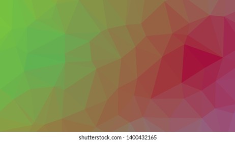 Vector, multicolor geometric background. Triangles, triangulation. Geometric mosaic, colored triangles, application in origami style. Abstract background for web.