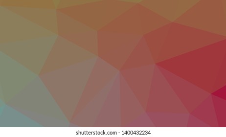 Vector, multicolor geometric background. Triangles, triangulation. Geometric mosaic, colored triangles, application in origami style. Abstract background for web.